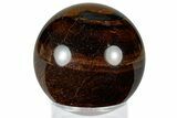 Polished Tiger's Eye Sphere - Top Quality #309004-1